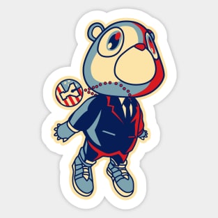 President Bear Sticker